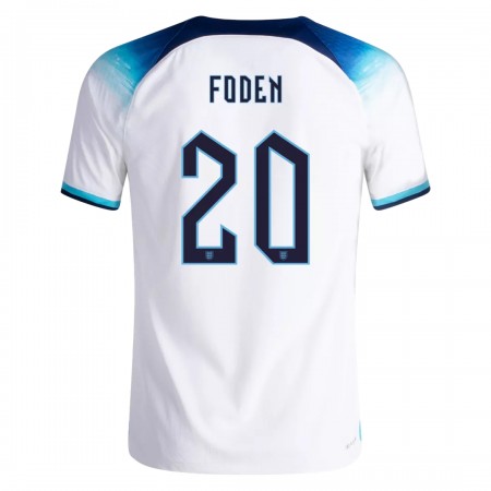 Englanti FODEN 20 Koti Mm-Kisat 2022 - Jalkapallo Pelipaidat (S/S)